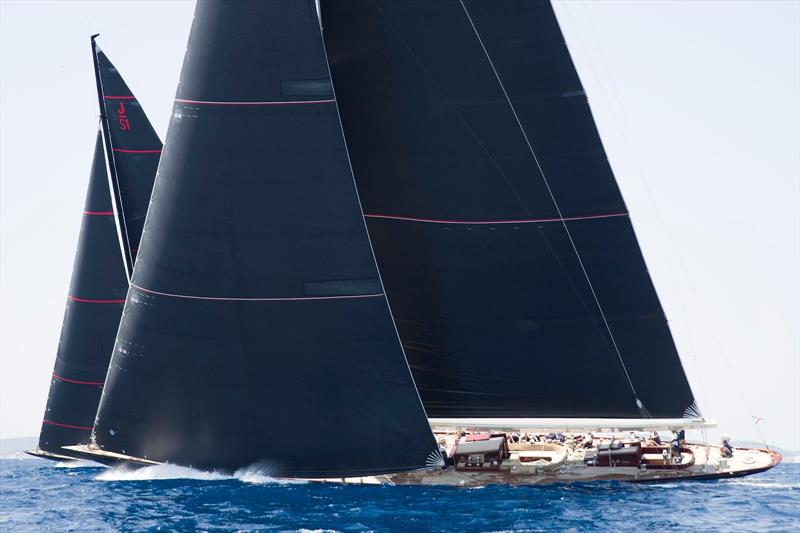 Velsheda second only to Mari Cha III in Class B at The Superyacht Cup Palma photo copyright Claire Matches / www.clairematches.com taken at Real Club Náutico de Palma and featuring the J Class class