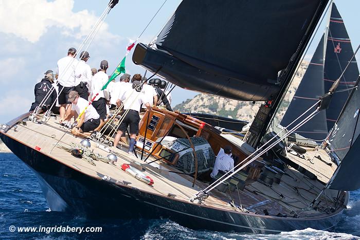 Maxi Yacht Rolex Cup day 1 photo copyright Ingrid Abery / www.ingridabery.com taken at Yacht Club Costa Smeralda and featuring the J Class class