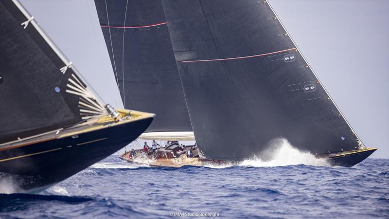 There was further close competition for the Js today with Topaz finally claiming a bullet on day 4 of the Maxi Yacht Rolex Cup 2021 - photo © IMA / Studio Borlenghi