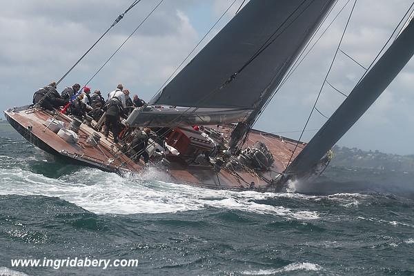 J Class Falmouth Regatta photo copyright Ingrid Abery / www.ingridabery.com taken at  and featuring the J Class class