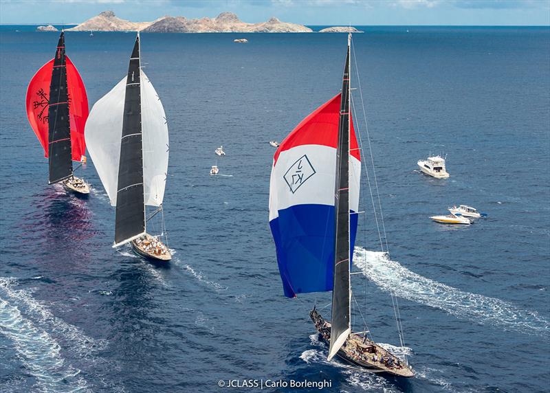St. Barths Bucket Regatta 2018 Race Day 4 photo copyright Carlo Borlenghi taken at  and featuring the J Class class
