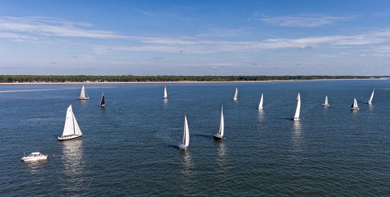 2018 Hook Ocean Race photo copyright Skidaway Island Boating Club taken at  and featuring the J Class class