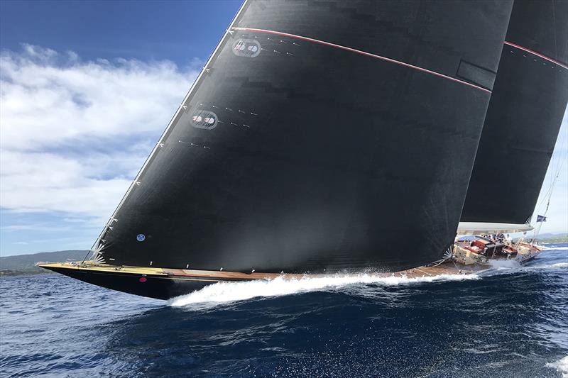 Les Voiles de Saint-Tropez 2019 photo copyright Gilles Martin-Raget taken at Société Nautique de Saint-Tropez and featuring the J Class class