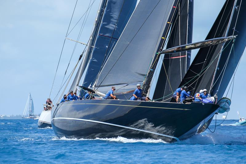 J class racing in Bermuda during the 2017 America's Cup Regatta - June 2017 photo copyright Richard Gladwell / Sail-World.com taken at Royal Bermuda Yacht Club and featuring the J Class class