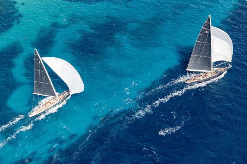 J Class Duo Velsheda And Topaz Return To Porto Cervo For Rolex Maxi Yacht Cup 21