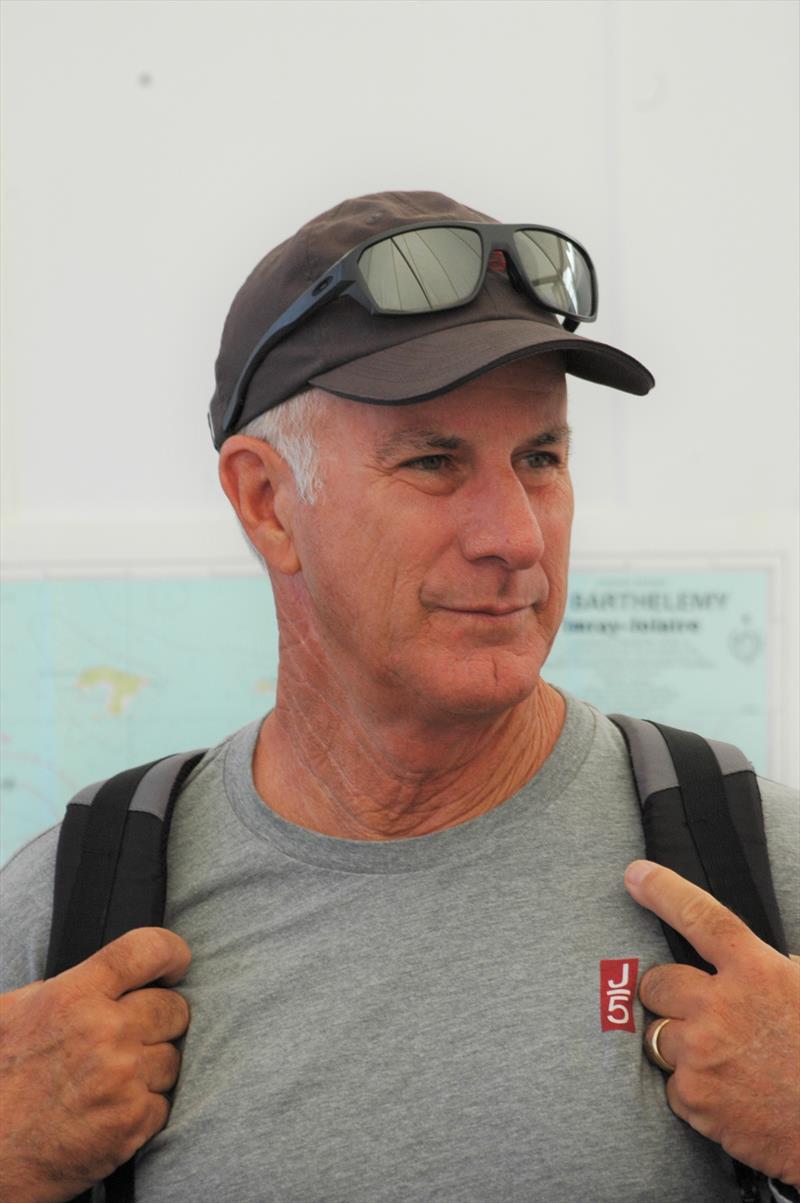 Ed Baird, Ranger photo copyright Andi Robertson taken at Saint Barth Yacht Club and featuring the J Class class