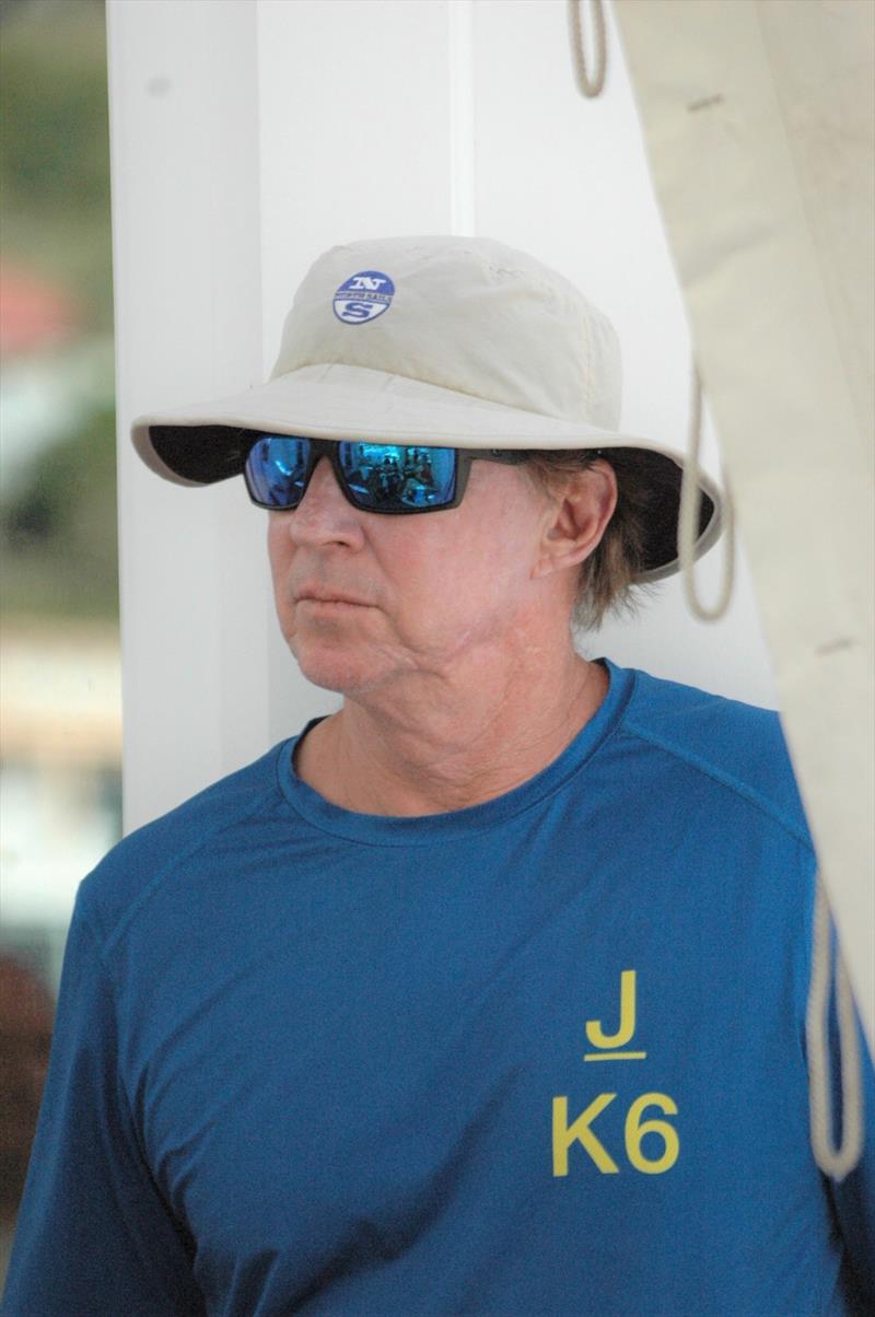 Kenny Read, Hanuman skipper tactician photo copyright Andi Robertson taken at Saint Barth Yacht Club and featuring the J Class class