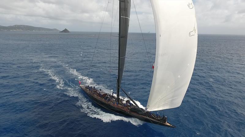 Hanuman at the St Barth's Bucket photo copyright J Class Association taken at Saint Barth Yacht Club and featuring the J Class class