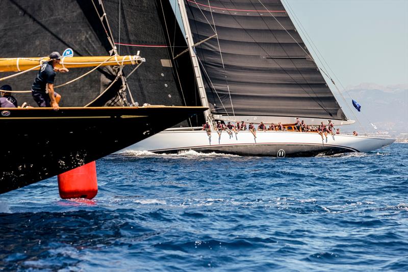 Racing on day one for the J Class fleet at the Superyacht Cup Palma 2022 photo copyright Sailing Energy / The Superyacht Cup taken at Real Club Náutico de Palma and featuring the J Class class