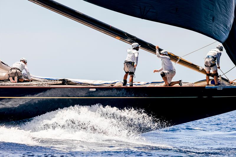 Racing on day 2 at The Superyacht Cup Palma 2022 photo copyright Sailing Energy taken at Real Club Náutico de Palma and featuring the J Class class