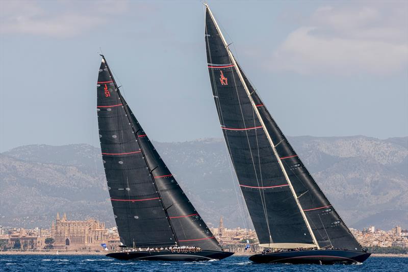 Racing on day 3 at The Superyacht Cup Palma 2022 photo copyright Sailing Energy taken at Real Club Náutico de Palma and featuring the J Class class