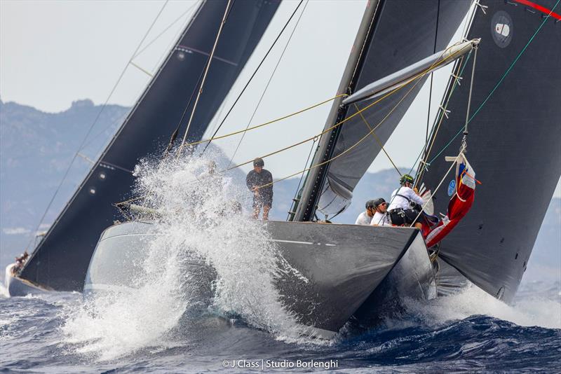 J Class racing on day 2 at the Maxi Yacht Rolex Cup - photo © Francesco Ferri / Studio Borlenghi