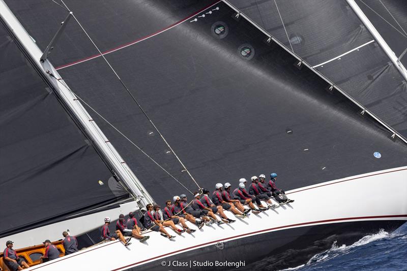 J Class racing on day 2 at the Maxi Yacht Rolex Cup - photo © Francesco Ferri / Studio Borlenghi