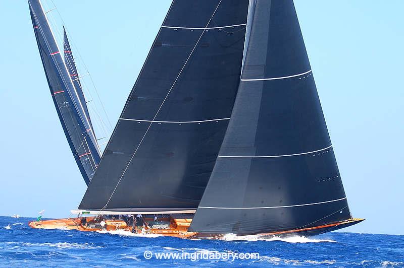 Maxi Yacht Rolex Cup 2023 Day 3 photo copyright Ingrid Abery / www.ingridabery.com taken at Yacht Club Costa Smeralda and featuring the J Class class