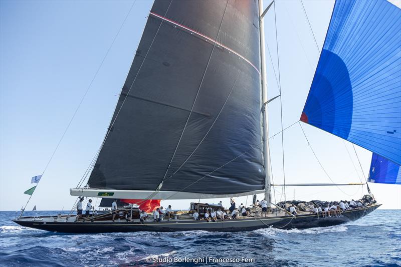 J Class racing, Maxi Yacht Rolex Cup 2023 Day 4 photo copyright Studio Borlenghi / Francesco Ferri taken at Yacht Club Costa Smeralda and featuring the J Class class