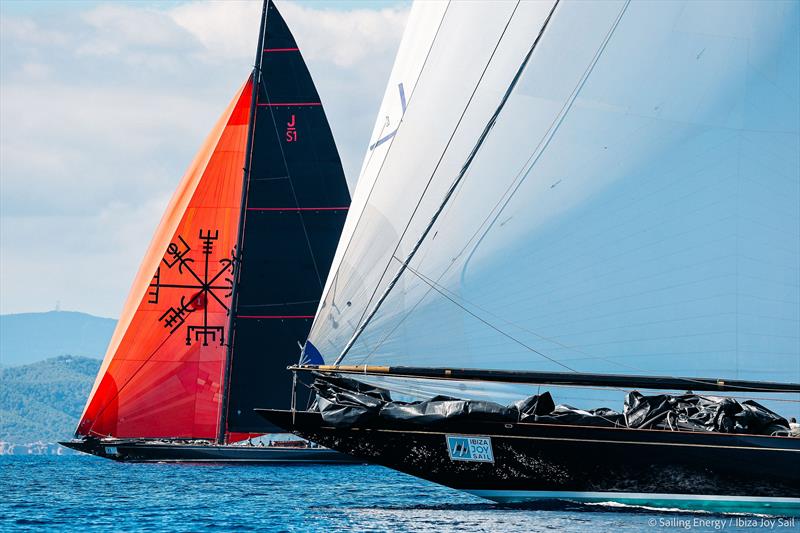 Ibiza JoySail Day 3: The J-Class Svea and Topaz in action - photo © Sailing Energy