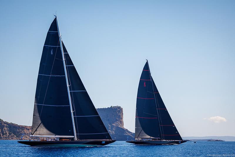 Topaz and Svea sailing in Pitiusas waters - Ibiza JoySail - photo © Sailing Energy