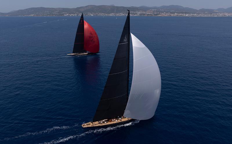 Svea and Rainbow racing in Palma earlier this summer - photo © Lloyd Images
