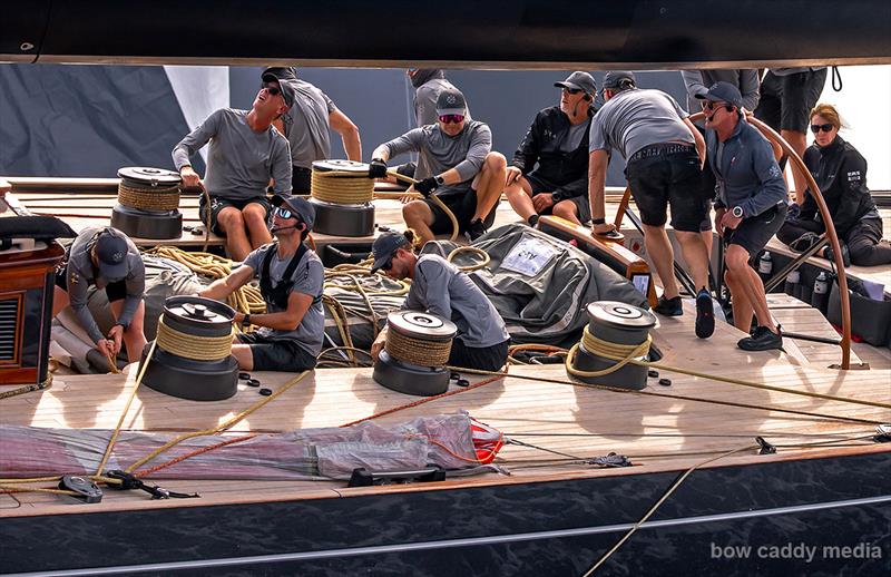 J Class racing on D5 of Les Voiles de Saint Tropez 2026 - photo © Bow Caddy Media