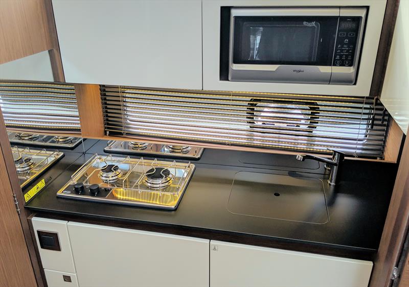 Jeanneau Leader 33: Galley photo copyright Mark Jardine taken at  and featuring the Jeanneau class