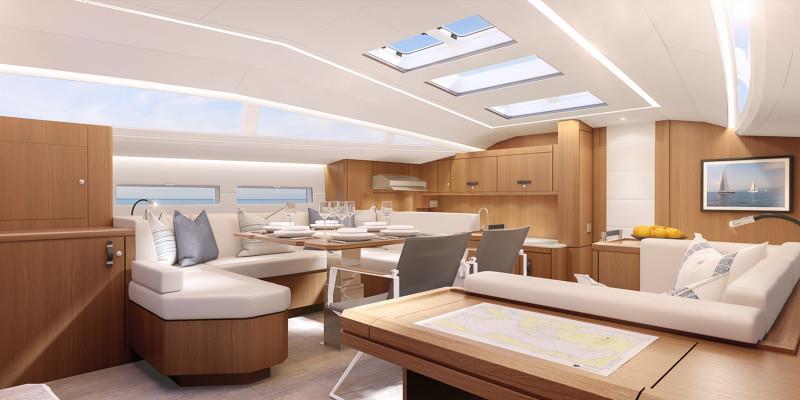 Jeanneau Yachts 60 Lounge photo copyright Jeanneau taken at  and featuring the Jeanneau class