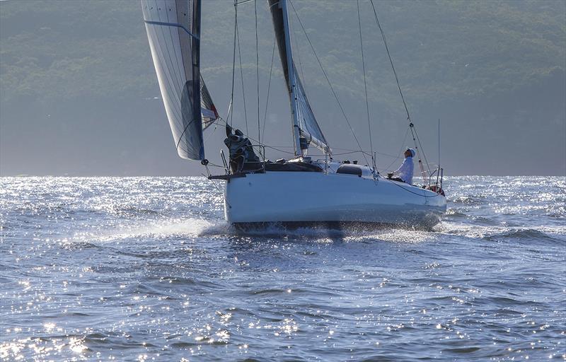 To me it was as pretty as a picture - The Cross' Jeanneau Sunfast 3300 traversing Broken Bay. - photo © John Curnow