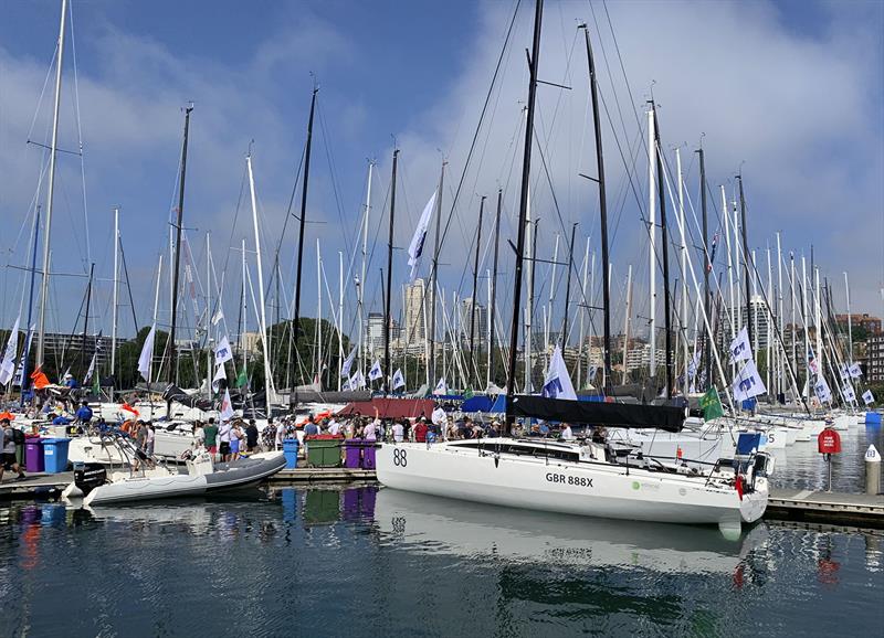 JPK 1180 Sunrise in 'The Pond' at the CYCA ahead of the 2022 Sydney Hobart race photo copyright Bow Caddy Media taken at Cruising Yacht Club of Australia and featuring the Jeanneau class