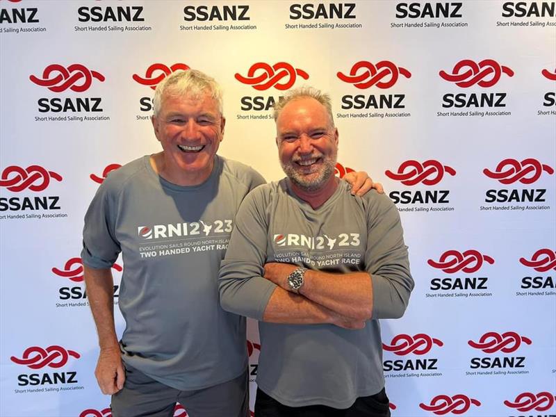 Mark Hipgrave and Rohan Wood - Start of the Round North Island Race - SSANZ (first ever Aust yacht to complete that race) 2023 - photo © Rohan Wood