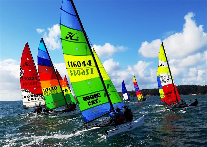 Open sport catamaran - Carey Olsen Jersey Regatta photo copyright Simon Ropert taken at Royal Channel Islands Yacht Club and featuring the  class