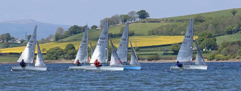 K1 Travellers at Teign Corinthian photo copyright Heather Davies taken at Teign Corinthian Yacht Club and featuring the K1 class