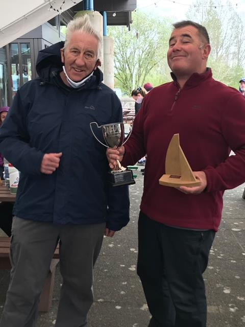 Simon Hawkes wins the K1 Inlands at Carsington photo copyright Hilly King taken at Carsington Sailing Club and featuring the K1 class