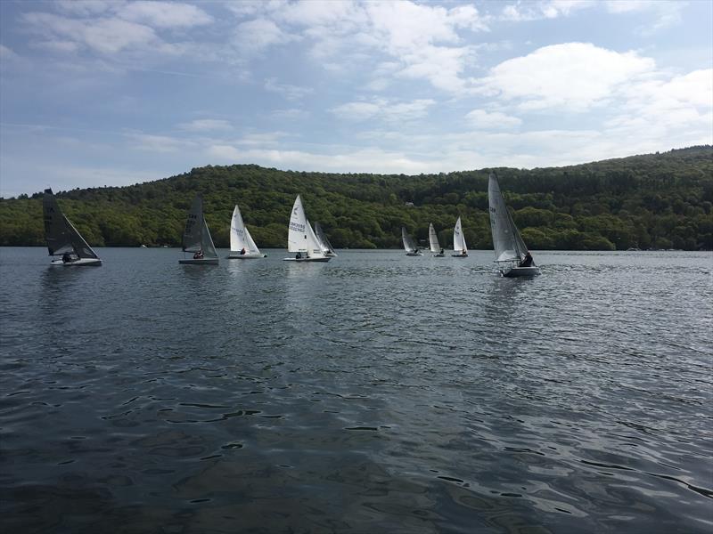 Racing off the YMCA at Lakeside photo copyright Mark Fearnley taken at South Windermere Sailing Club and featuring the K1 class
