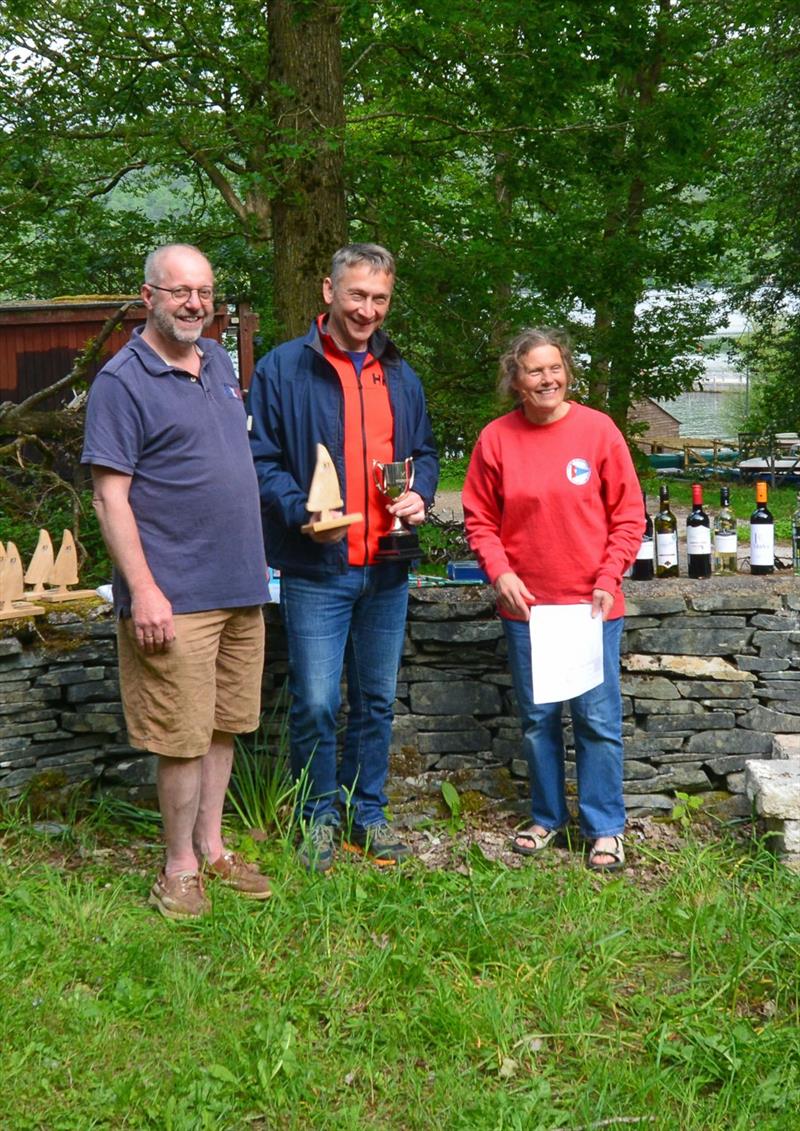 Jason King, winner of the Northern Area Championship during the K1 Open at Windermere photo copyright Paul Higgins taken at South Windermere Sailing Club and featuring the K1 class