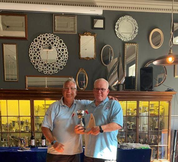 Over 60 trophy goes to John Wayling in the K1 National Championships at Royal Torbay photo copyright Paula LeSeelleur taken at Royal Torbay Yacht Club and featuring the K1 class