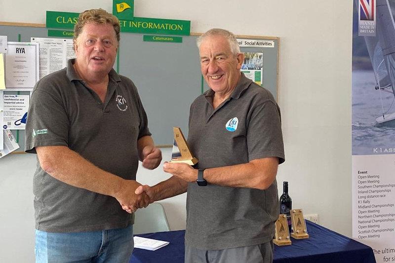 David Pritchett, winner of 'Beat Your Predicted Place' - Ovington Boats K1 Midlands Traveller Series at Rutland - photo © Chris Swallow