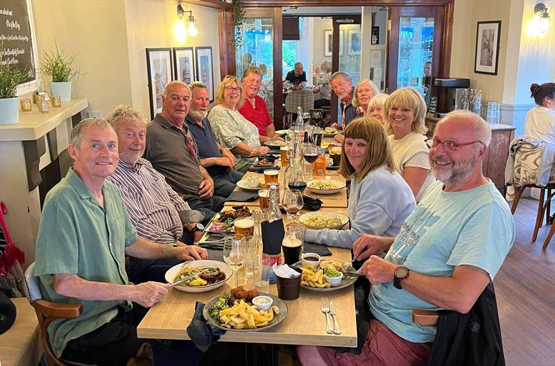 End of rally dinner in the Yewdale Inn - Ovington K1 Rally in the Lake District - photo © Ian Duke