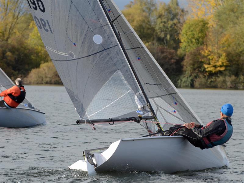 Broxbourne K1 Open photo copyright Pip Hudson taken at Broxbourne Sailing Club and featuring the K1 class