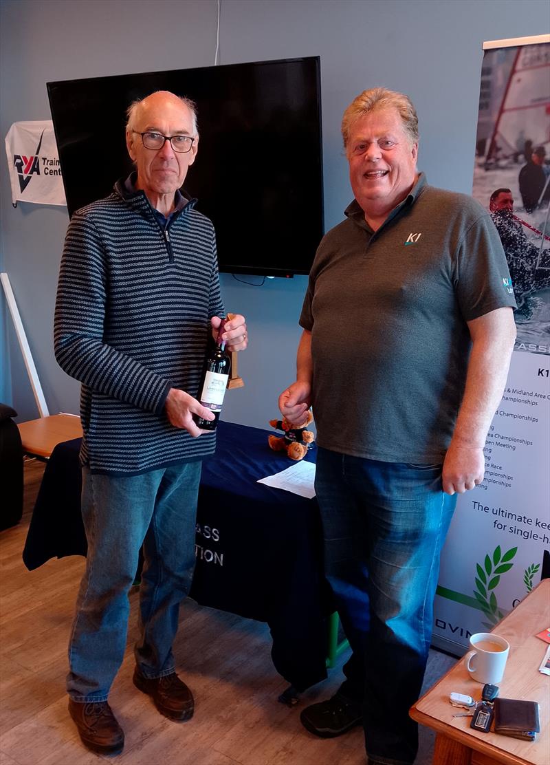 Andrew Wilson, 2nd in the K1 Northern Trophy at Carsington photo copyright Ian Duke taken at Carsington Sailing Club and featuring the K1 class