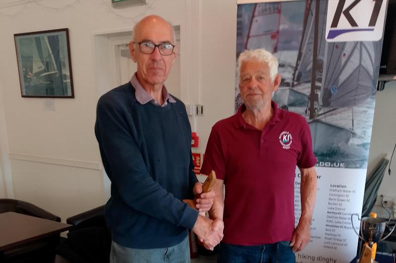 Andrew Wilson, second overall - K1 Inland Championship at Burton photo copyright Ian Duke taken at Burton Sailing Club and featuring the K1 class