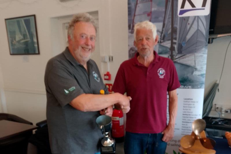 Richard Sims, overall winner - K1 Inland Championship at Burton photo copyright Ian Duke taken at Burton Sailing Club and featuring the K1 class