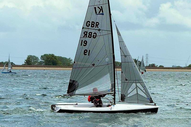 Simon Hawkes wins the K1 Southern Championship at Datchet photo copyright Paddy Lewis taken at Datchet Water Sailing Club and featuring the K1 class