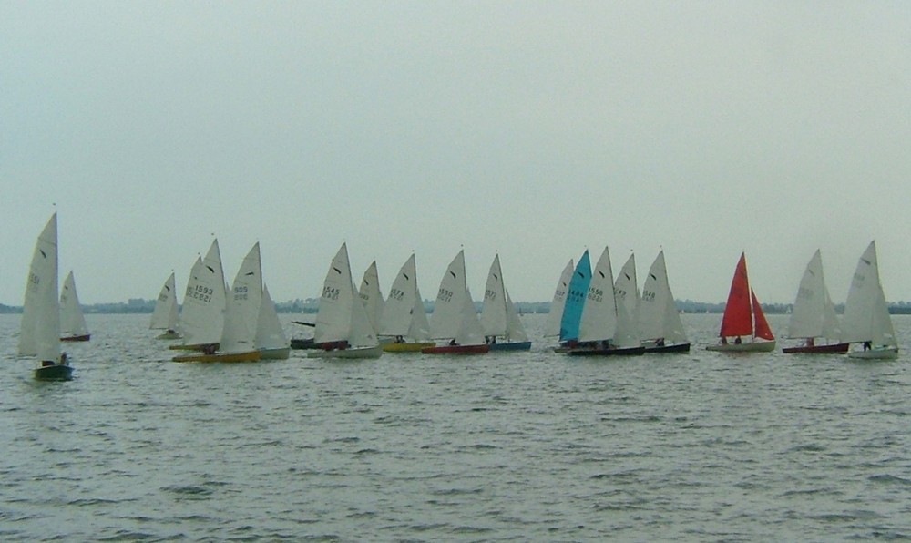 Action from the Kestrel Open at Goldhanger photo copyright Julie Jarvey taken at Goldhanger Sailing Club and featuring the Kestrel class