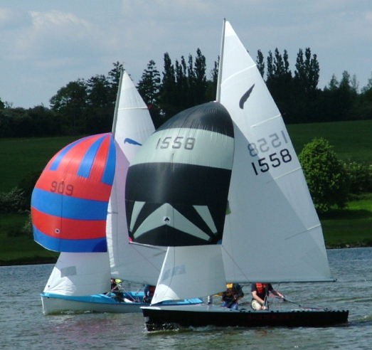 Action from the Lakeside Kestrel open photo copyright Lisa Hobbs taken at Lakeside Sailing Club and featuring the Kestrel class