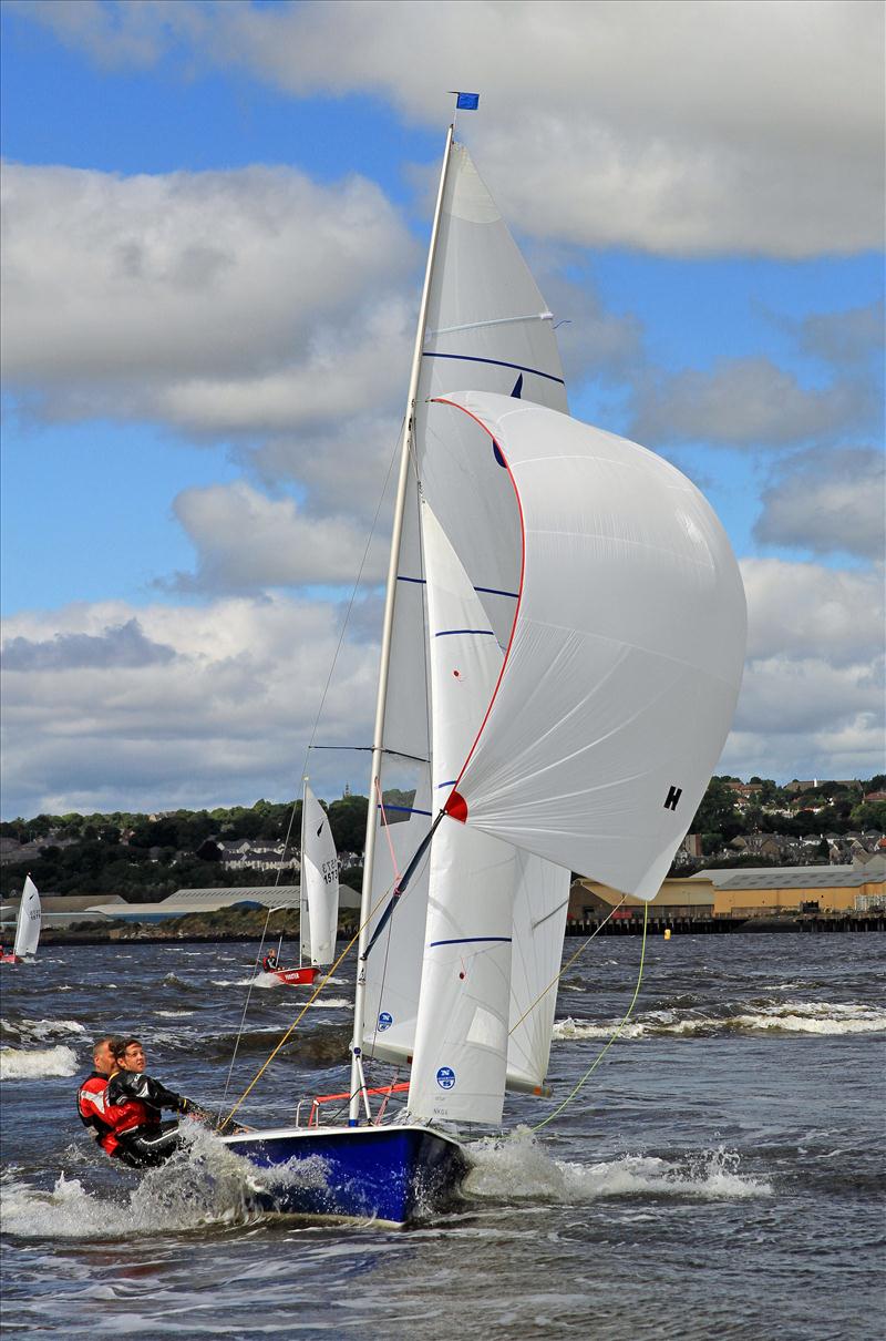 Kestrel nationals at Royal Tay photo copyright Tich Summers taken at Royal Tay Yacht Club and featuring the Kestrel class