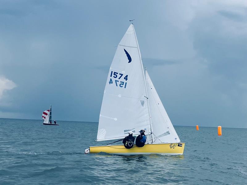 Howie Enkel and Danni Tebbutt win the 2026 Kestrel Nationals at Filey - photo © Tim Drew