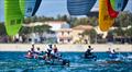 Full power racing out of the start - IKA Kitefoiling Youth Worlds Torregrande 2022