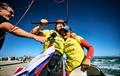 Tony Vodisex and Daniel Moroz, Formula Kite world Champions in Cagliari in 2022