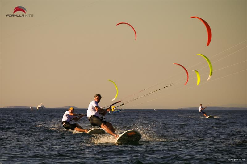 Light winds dominate the opening races at the 2015 Formula Kite European Championships photo copyright IKA taken at  and featuring the Kiteboarding class