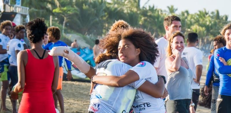 Day 4 - Kiteboarding Youth Olympic Games qualifiers for `The Americas` photo copyright Genesis Reyes / IKA taken at  and featuring the Kiteboarding class