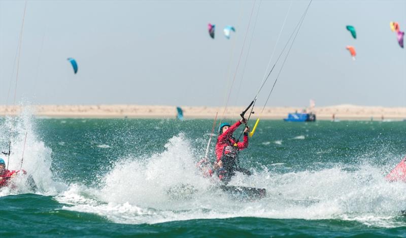 Kiteboarding Youth Olympic Games final day photo copyright Ludovic Franco taken at  and featuring the Kiteboarding class